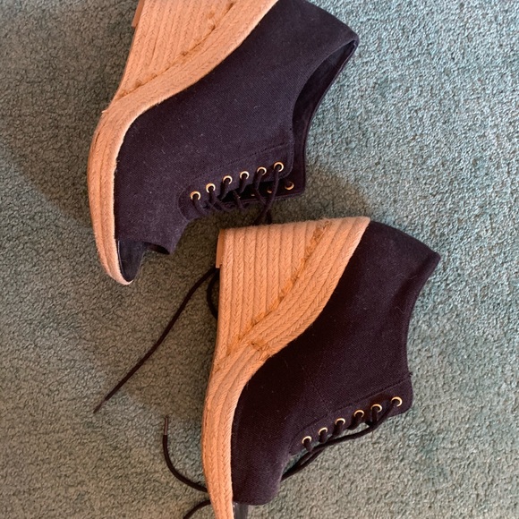 Designer Espadrille Wedges - Picture 2 of 3